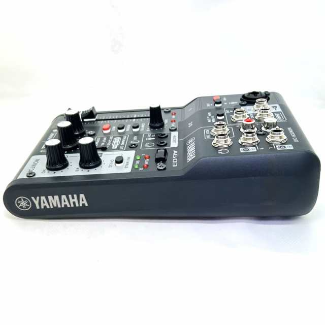 アウトレット品》 YAMAHA ミキサー AG03MK2 B(黒) + コンデンサー