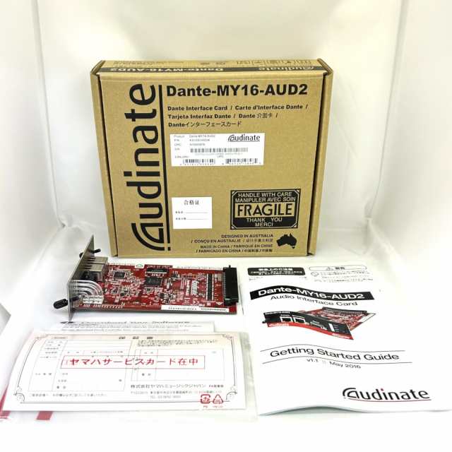 アウトレット品》 YAMAHA ヤマハ Dante-MY16-AUD 2 Danteに対応した