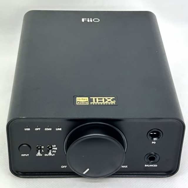 中古品》Fiio DAC内蔵 ヘッドホンアンプ K7 (FIO-K7-B) の通販はau PAY