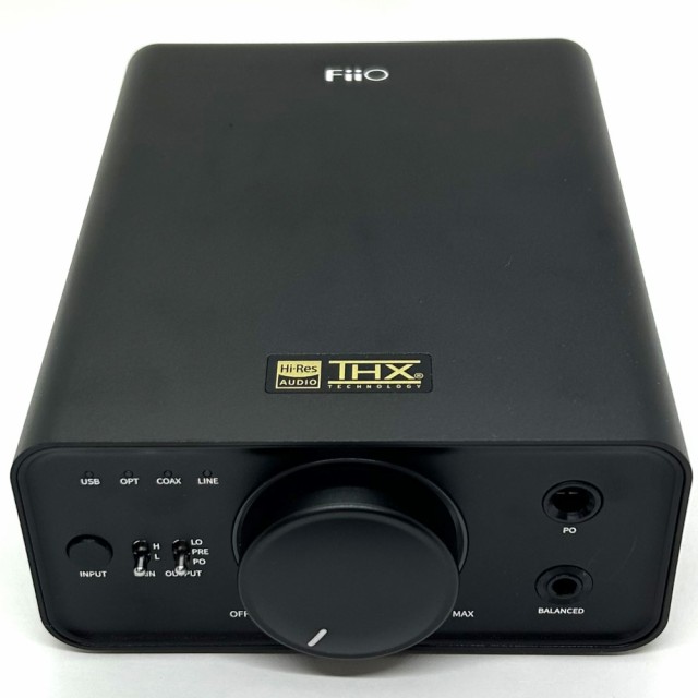 中古品》Fiio DAC内蔵 ヘッドホンアンプ K7 (FIO-K7-B) の通販はau PAY