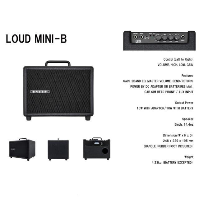 MODEGEAR LOUD MINI-B ピンク + CU-7030 3mS/Sケーブル + クロス セット 小型 超軽量 家庭用 ベースアンプ_7