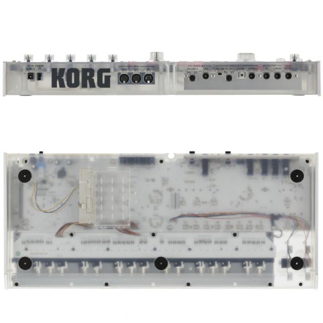 《アウトレット品》シンセサイザー KORG コルグ MICRO KORG-CR マイクロコルグ ボコーダー 37鍵盤 クリアー 《専用透明素材バッグ付属》