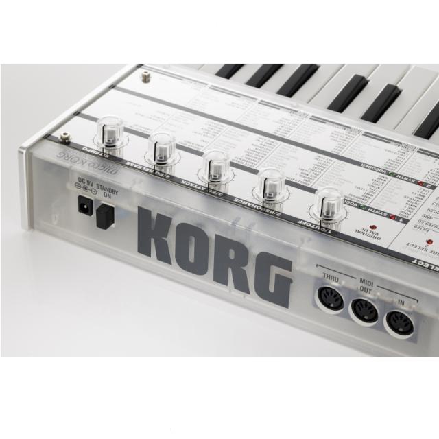 《アウトレット品》シンセサイザー KORG コルグ MICRO KORG-CR マイクロコルグ ボコーダー 37鍵盤 クリアー 《専用透明素材バッグ付属》