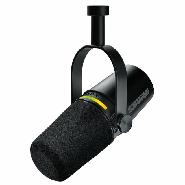 ポッドキャスト USB-C XLR 出力 カーディオイド ダイナミック マイクロホン SHURE シュアー MV7+-K-J  (ブラック) 《国内正規品 2年保証の通販は 42,900円