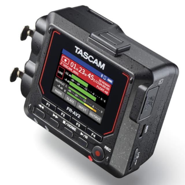 《在庫あり 即納可能》 TASCAM FR-AV2 32ビットフロート対応2chポータブルフィールドレコーダー/タイムコードジェネレーター_1
