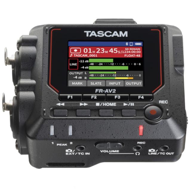 《在庫あり 即納可能》 TASCAM FR-AV2 32ビットフロート対応2chポータブルフィールドレコーダー/タイムコードジェネレーターの通販は 41,470円