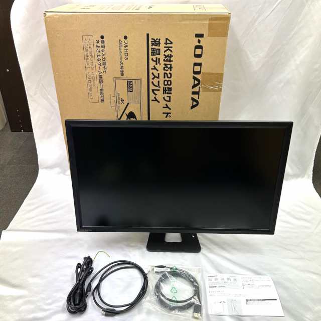 《中古品》 IO DATE 4K 対応（3840×2160）28型 ワイド 液晶ディスプレイ LCD-M4K281XB