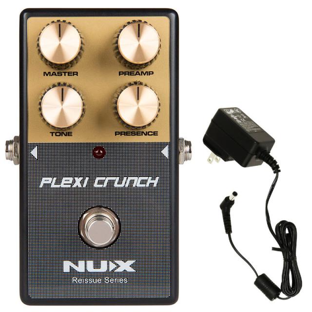 エフェクター ハイゲイン ディストーショントーン NUX Plexi Crunch ブリティッシュ バルブアンプのキャラクター + ACD006A 純正ACアダプター 《送料無料》の通販は 7,577円