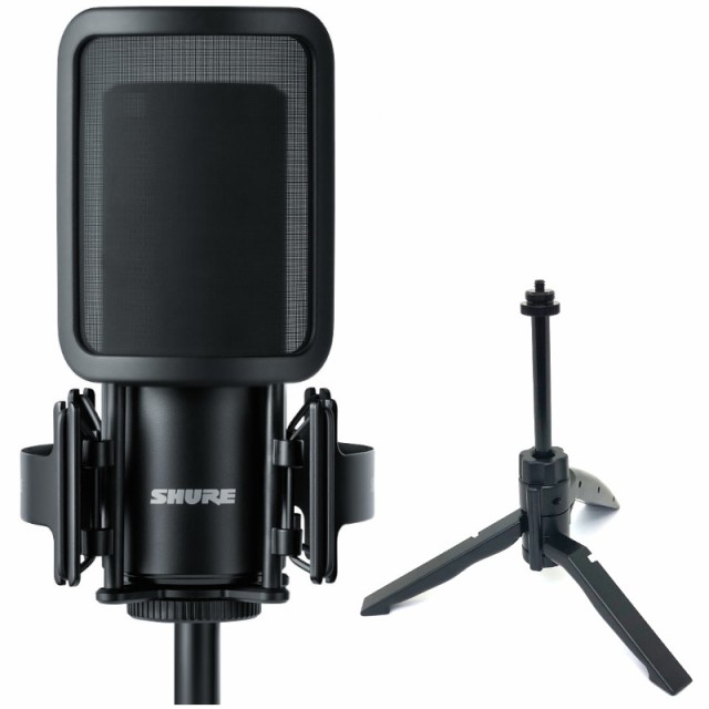《在庫あり 即納可能》 ホームレコーディング?マイクロホンキット SHURE SM4 -K-KIT-J 【正規輸入品 】 + 卓上スタンドの通販は 46,200円