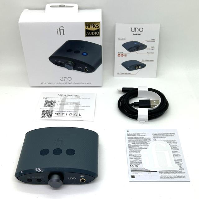 アウトレット品》 iFi-Audio Uno ヘッドホンアンプ 小型 アウトレット品》 iFi-Audio Uno ヘッドホンアンプ 小型