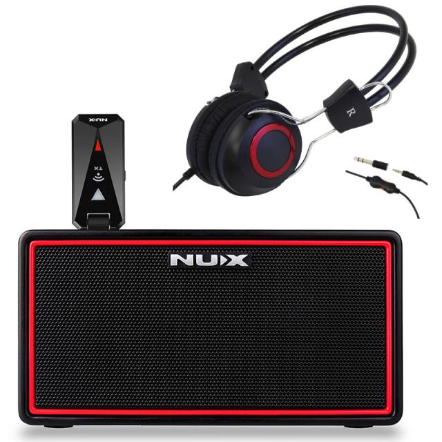 《創業200周年記念SET》NUX ニューエックス Mighty Air + ARIA AHP1000 ヘッドホン SET　ワイヤレス ギターアンプ