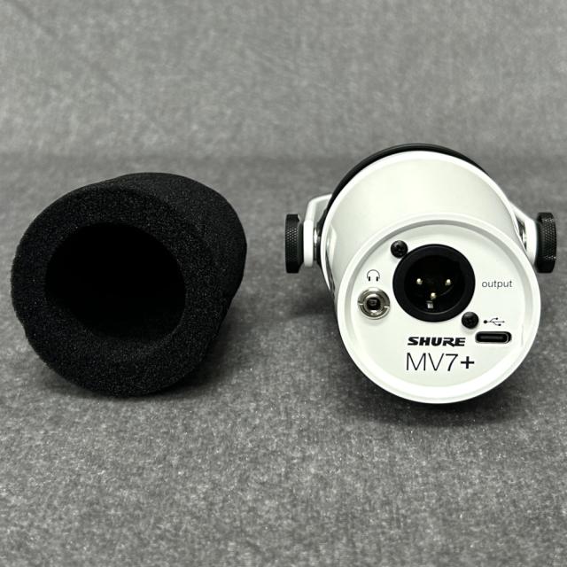 《アウトレット品》ポッドキャスト USB-C XLR カーディオイド ダイナミック マイク SHURE シュアー MV7+-W-J (ホワイトカラー) 《国内正規品 2年保証》_4
