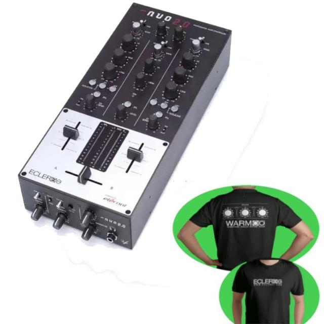 ECLER nuo2 DJミキサー ECLER NUO2.0 - 2-Channel DJ Mixer @ The DJ Hookup