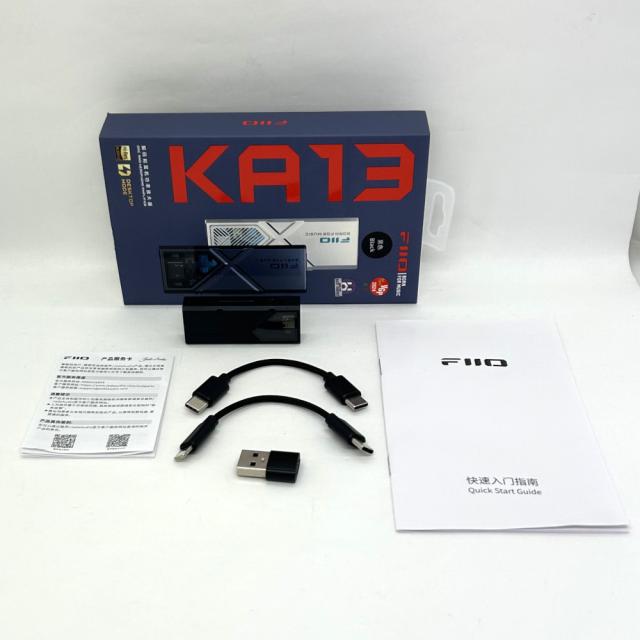 FIIO KA13 ブラック FIIO KA13 実機レビュー 〜デスクトップ FIIO KA13 ブラック FIIO KA13 実機レビュー 〜デスクトップ