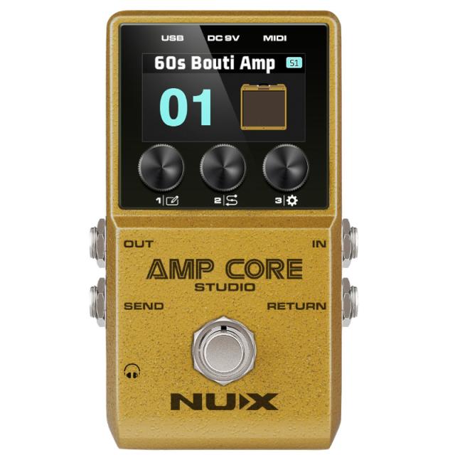 《在庫あり 即納可能》 NUX Amp Core Studio Amp Modeler &amp; IR Pedal