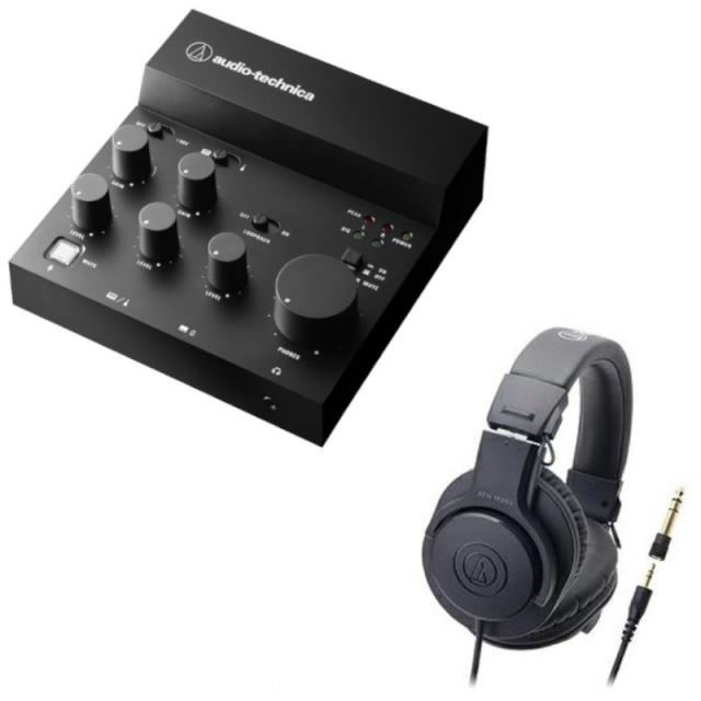 AUDIO-TECHNICA オーディオテクニカ AT-UMX3 USBミキサー + ATH-M20X ヘッドホン