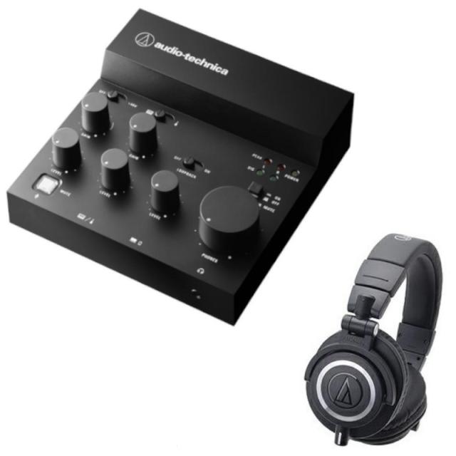 AUDIO-TECHNICA オーディオテクニカ AT-UMX3 USBミキサー + ATH-M50X ヘッドホン