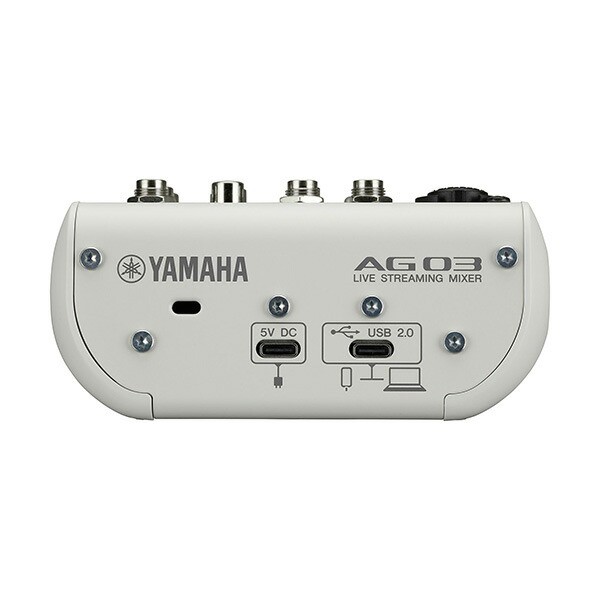 YAMAHA ミキサー AG03MK2 W(白) + AT2020 配信セット