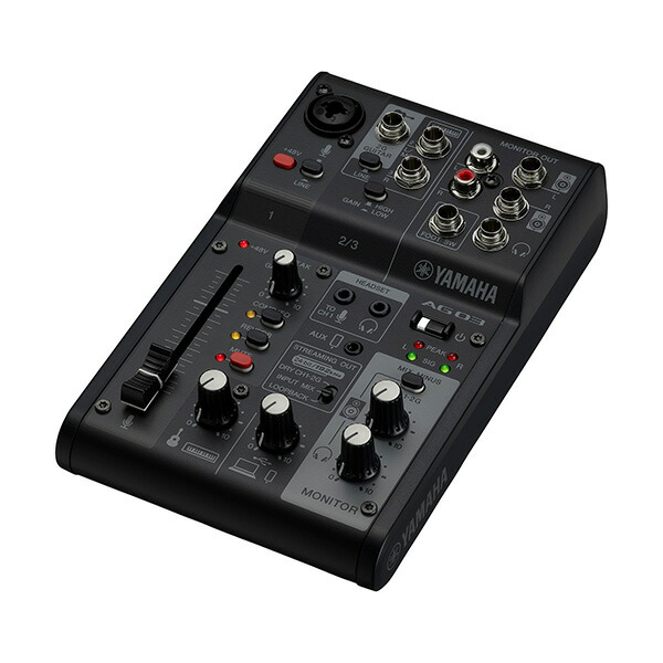 YAMAHA ライブストリーミングミキサー AG03MK2 B ヤマハ AG03 ブラック