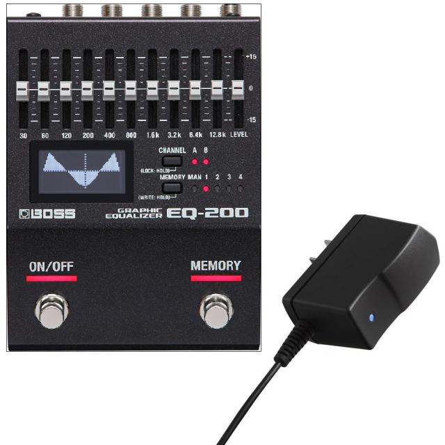BOSS ボス EQ-200 Graphic Equalizer + PSA-100S2 純正アダプター セット