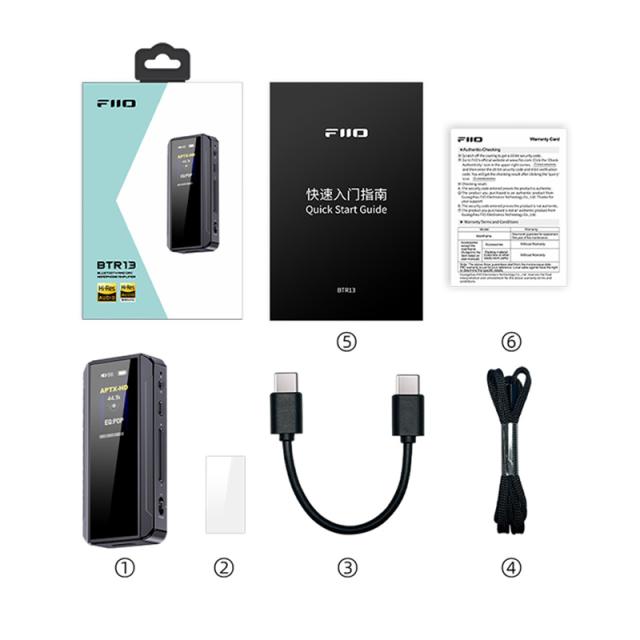 FIIO Bluetoothアンプ BTR13 ブラック (FIO-BTR13-B）《ロゴ入りクロスプレゼント》_8