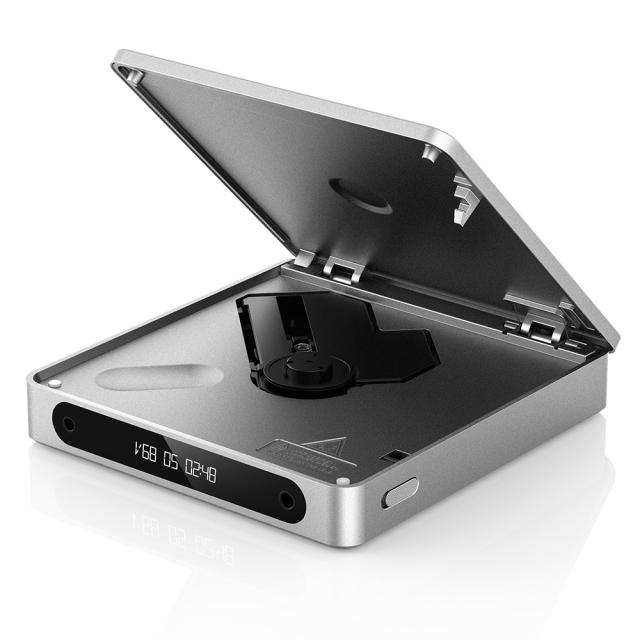 FiiO ポータブルCDプレイヤー FIIO ポータブル CDプレーヤー DM13BT シルバー + 専用ストレージ