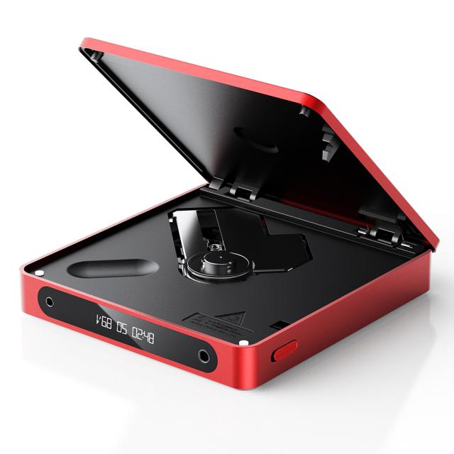 FIIO ポータブル CDプレーヤー DM13BT レッド (FIO-DM13BT-R) 《ロゴ