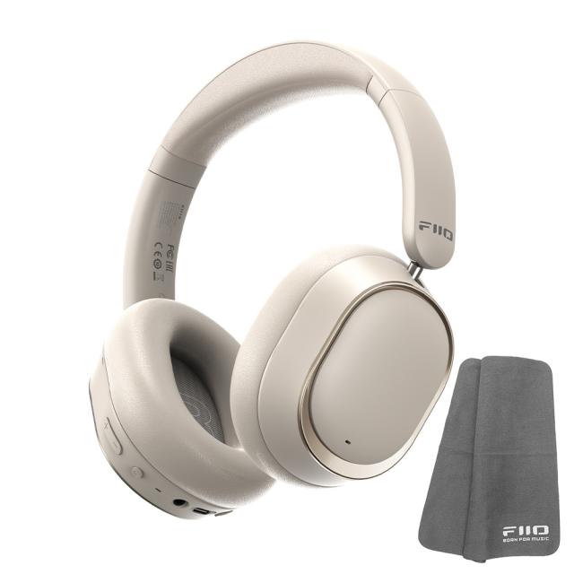 FIIO ワイヤレスヘッドホン EH13 ホワイト (FIO-EH13-W) ANC対応 《ロゴ入りクロスプレゼント》