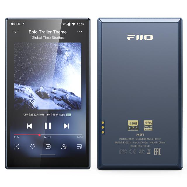 FiiO M21デジタルオーディオプレーヤー 純正レザーケース付き ロゴ入り