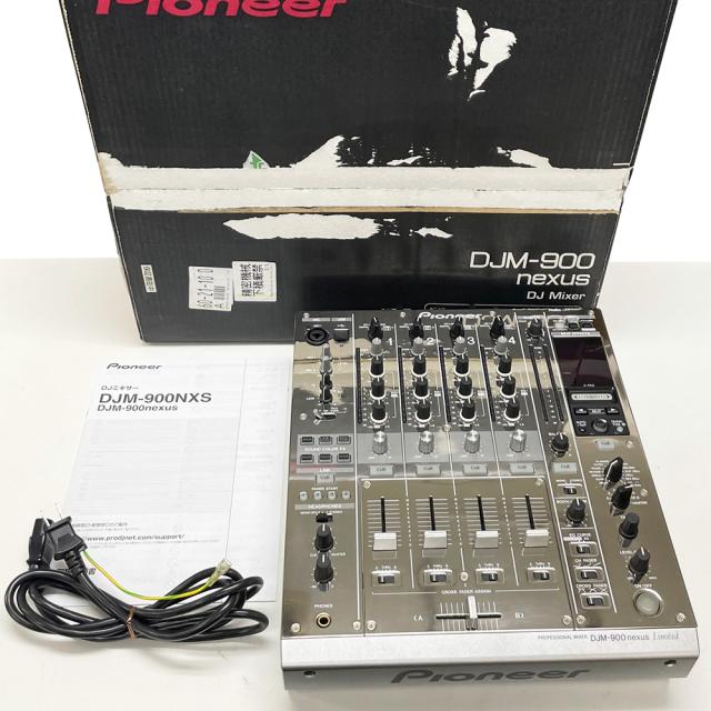 《中古品》 PIONEER DJミキサー DJM-900nexus Platinum Edition (2013年製 / シリアルNO入)