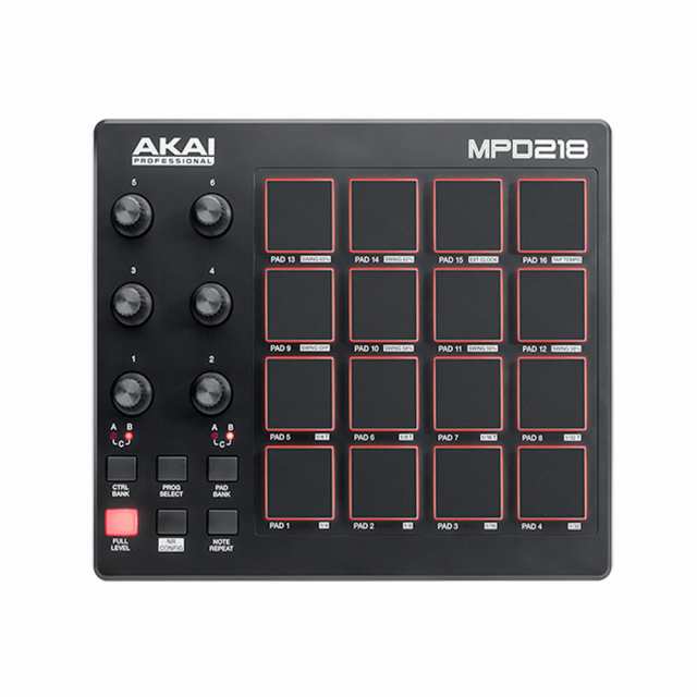 AKAI アカイ MPD218 パッド型MIDIコントローラ