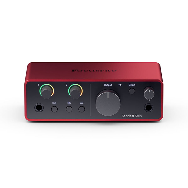 Focusrite Scarlett Solo Studio 4th Gen [オーディオインターフェイス + コンデンサーマイク + ヘッドフォン セット] フォーカスライト gen4_2