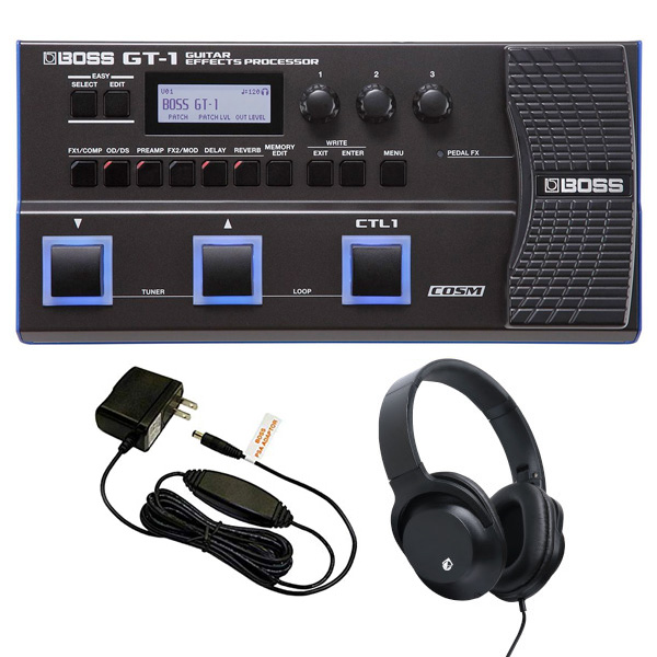 (BOSS) GT-1 + ACアダプター PSA-100S2 新品未使用 BOSS GT-1 エフェクタ ACアダプターPSA-100S2