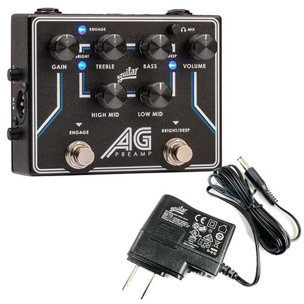 AGUILAR アギュラー AG PREAMP DI PEDAL プリアンプ ペダル + 純正ACアダプター セット｜au PAY マーケット