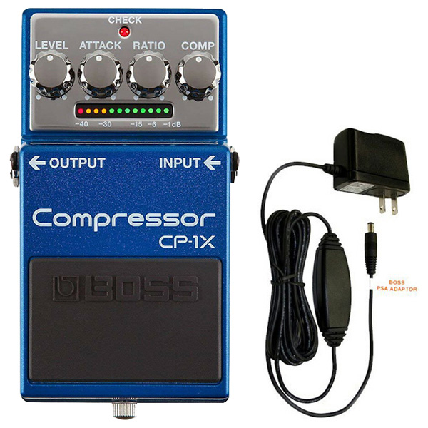 BOSS ボス CP-1X Compressor コンプレッサー + 純正アダプター PSA-100S2 セット
