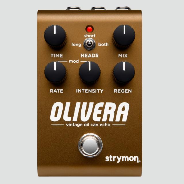 《期間限定 専用アダプタープレゼント》 Strymon ストライモン OLIVERA vintage oil can echo ビンテージ・オイル缶 エコー