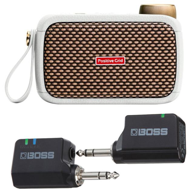 Positive Grid Spark GO Pearl + BOSS ボス WL-20 Set [ワイヤレス・システム・セット]