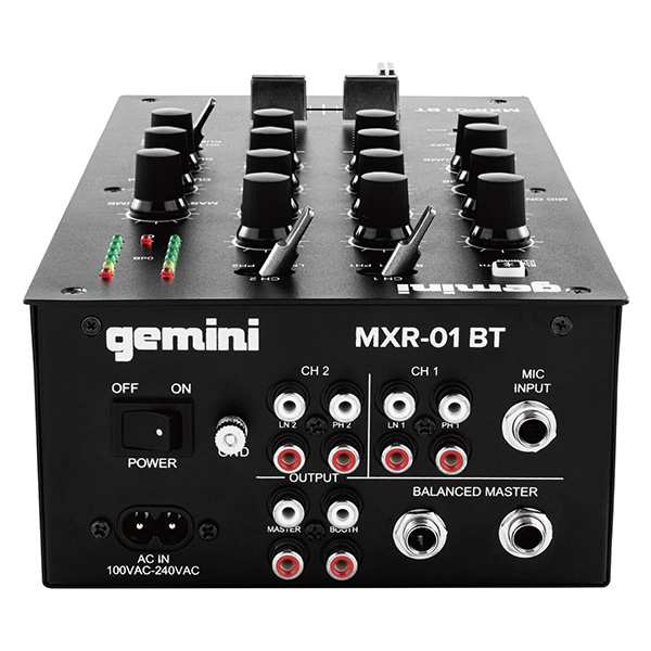 gemini ジェミナイ MDJ-600 ×2 + DJミキサー MXR-01 + ヘッドホン KHP