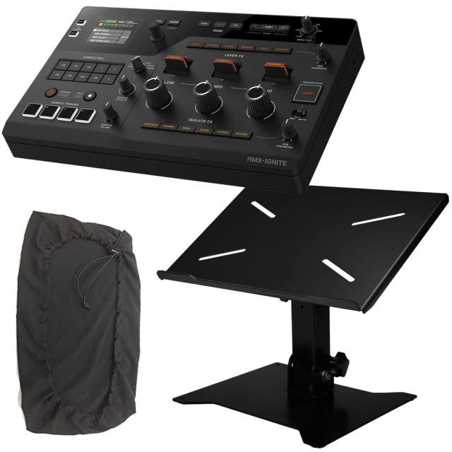 AlphaTheta エフェクター RMX-IGNITE + Pioneer スタンド DJC-STS1 + ダストカバー セット