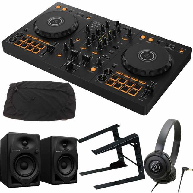 Pioneer DJコントローラー DDJ-FLX4 + ヘッドホンATH-S100 + PC