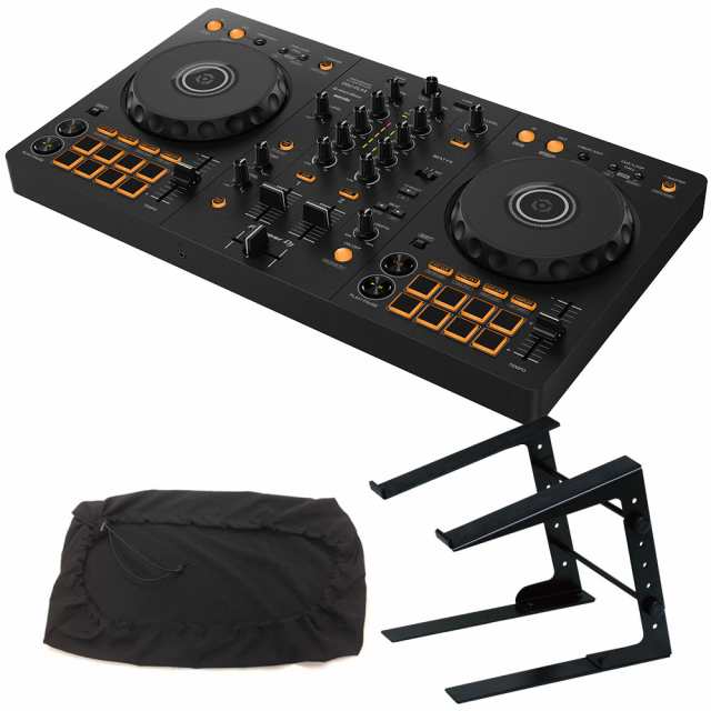 Pioneer DJコントローラー DDJ-FLX4 + PCスタンド + ダストカバー セット《rekordbox / Serato DJ Lite 対応》【DDJ-400 後続機種】