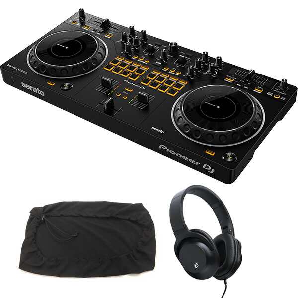 PIONEER DJコントローラー DDJ-REV1 + ヘッドホン KHP-001 + ダストカバー セット