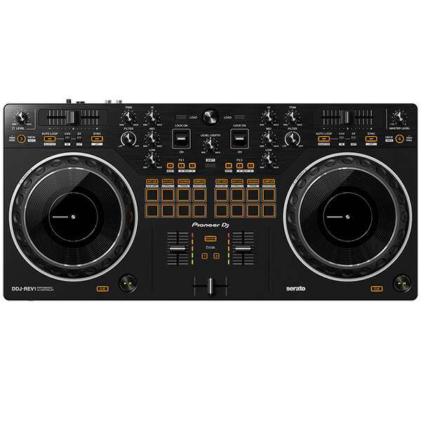 PIONEER DJコントローラー DDJ-REV1 + ヘッドホン KHP-001 + PCスタンド + スピーカー DM40D + ダストカバー  セット