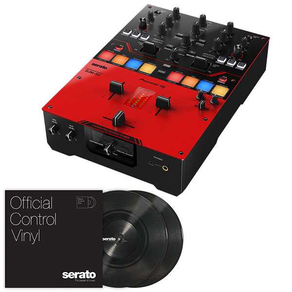 Pioneer DJミキサー DJM-S5 + Serato コントロールレコードBK(2枚組み) セット 《serato DJ Pro対応》