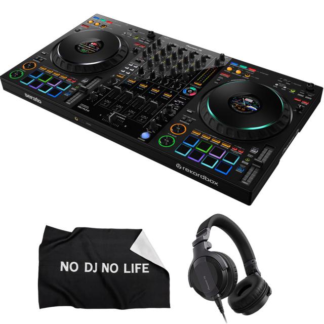 Pioneer 4CH DJコントローラー DDJ-FLX10 + ヘッドホン HDJ-CUE1 + 