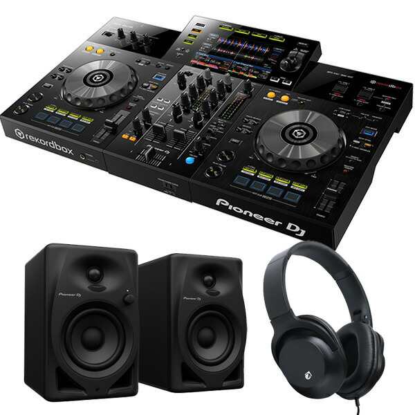 Pioneer オールインワンDJシステム XDJ-RR + ヘッドホン KHP-001 + スピーカー DM-40D セット