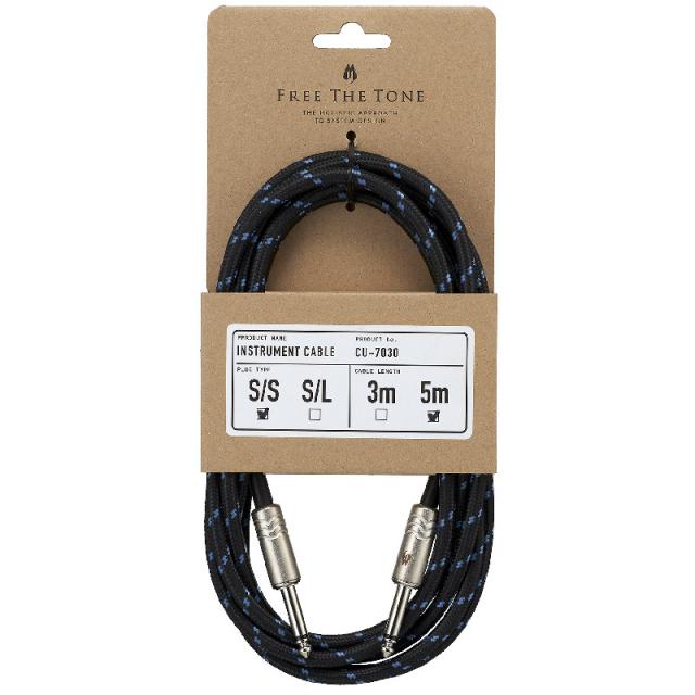 Free The Tone フリー ザ トーン CU-7030 ［ 5ｍ S/S ］INSTRUMENT CABLE