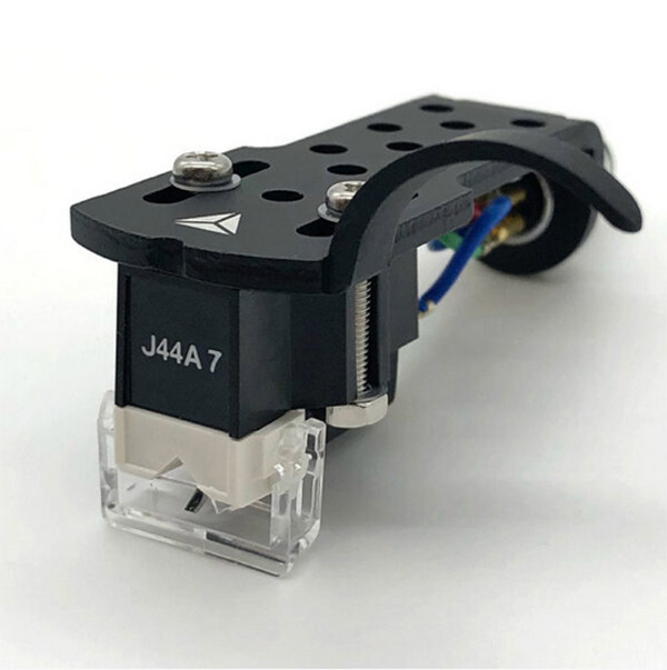 JICO ジコ OMNIA J44A7 DJ IMP NUDE BLACK ヘッドシェル付きカートリッジ 無垢丸針 [SHURE M447対応 針カバー付き 日本製]