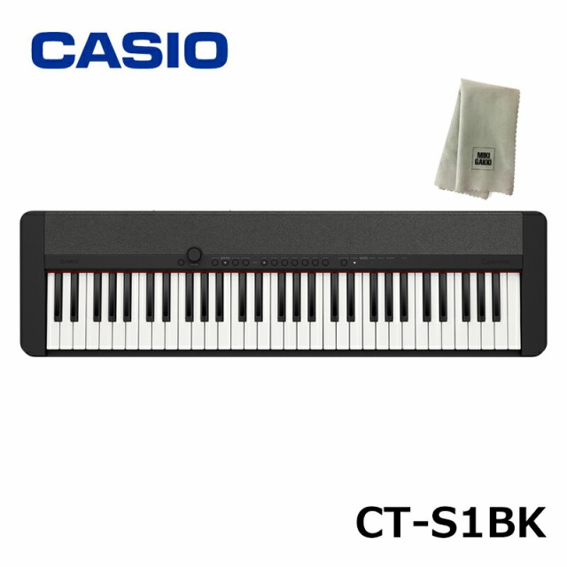 CASIO CT-S1BKキーボード ブラック カシオ 61鍵盤 黒 - その他