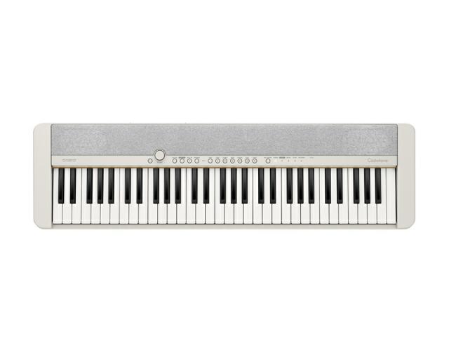 CASIO CT-S1 ホワイト 61鍵 ペダル ヘッドホン付 解説動画あり】キーボード 電子ピアノ CASIO CT-S1 WE ホワイト